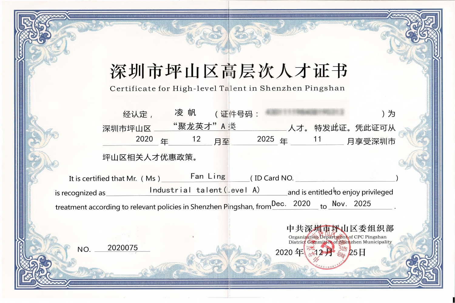 聚龙英才A类人才-凌帆